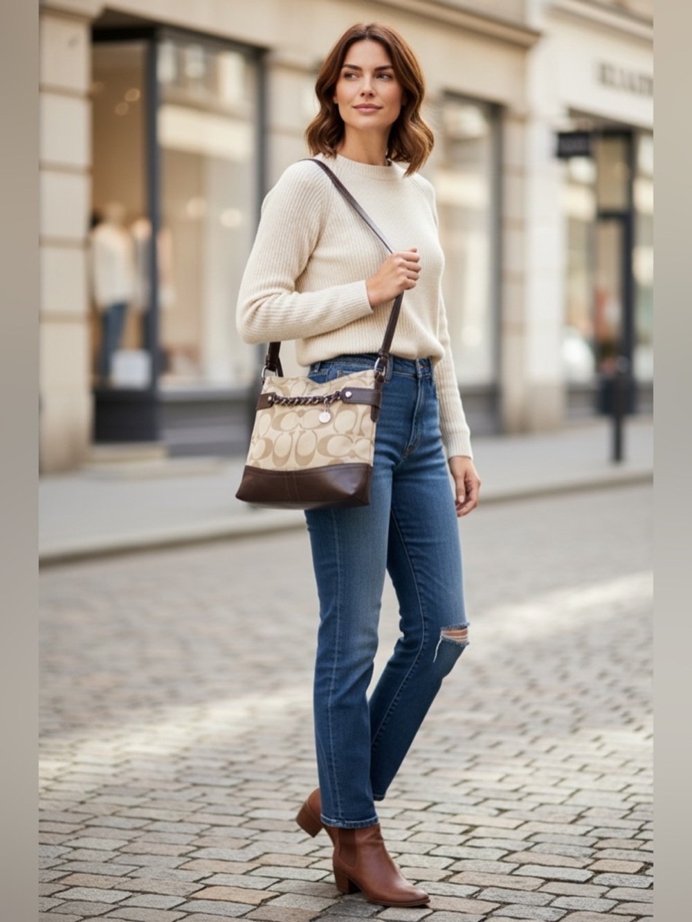 Coach’s Purse - Over The Shoulder Or Crossbody